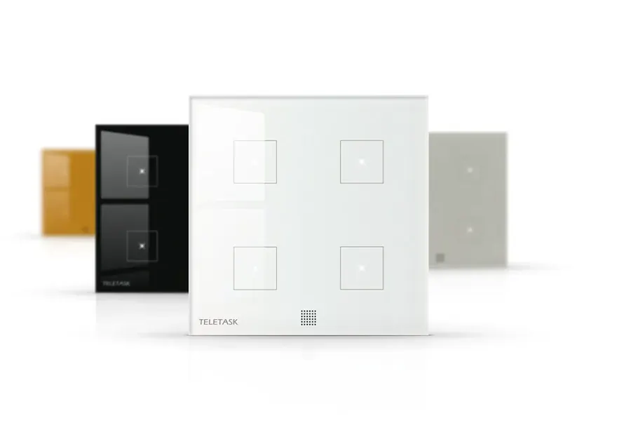 Стеклянная сенсорная панель TELETASK AURUS-4S