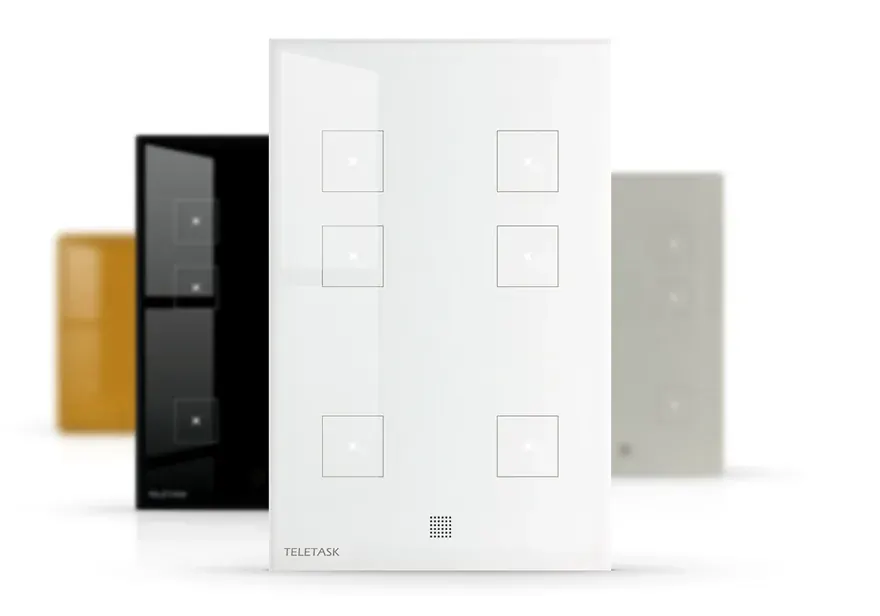 Стеклянная сенсорная панель TELETASK AURUS-6